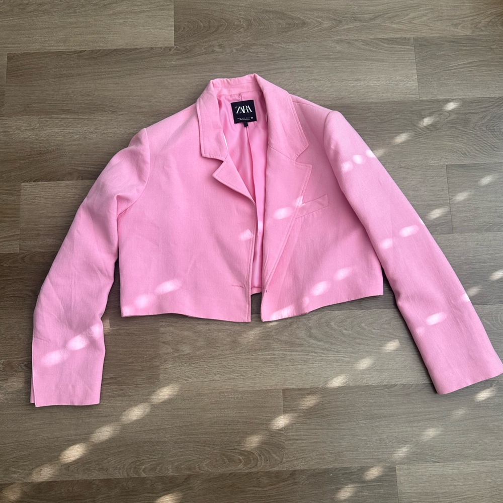Zara Cropped Blazer sz XL